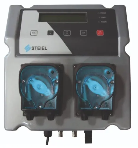 Контроллер EF265 pH/Rx с перистальтическими насосами 1,5 и 6 л/ч для бассейнов до 300м3