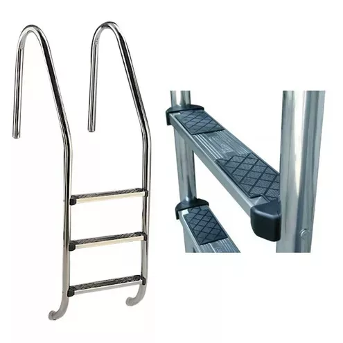 ЛЕСТНИЦА "STANDARD", 4 СТУПЕНИ LUXE, AISI-316