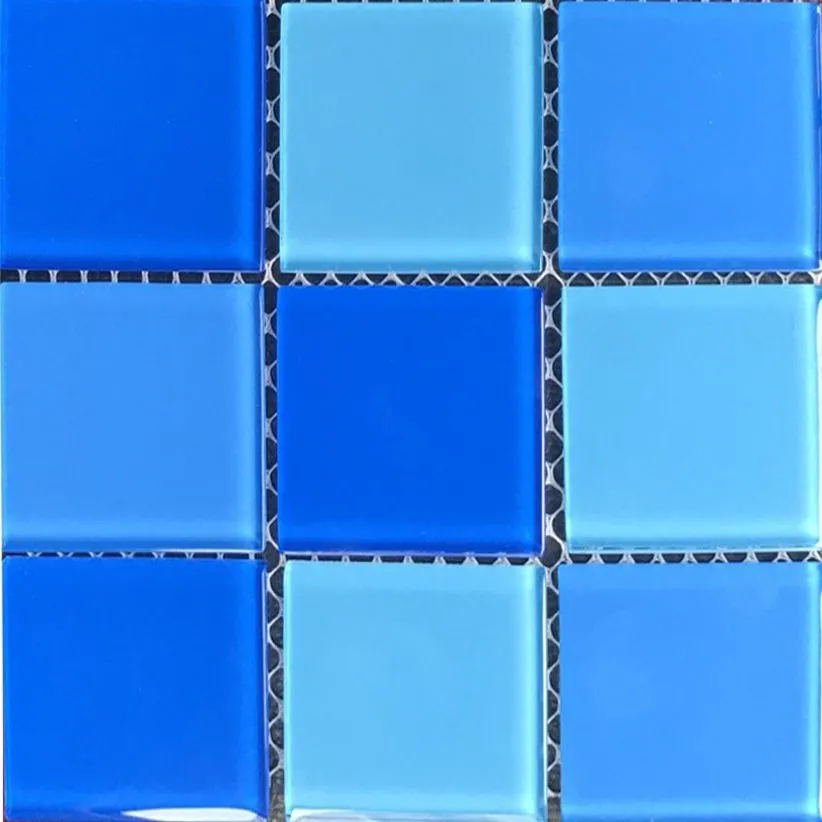 Мозаика для бассейна стеклянная Aquaviva Cristall Light Blue (48 мм)