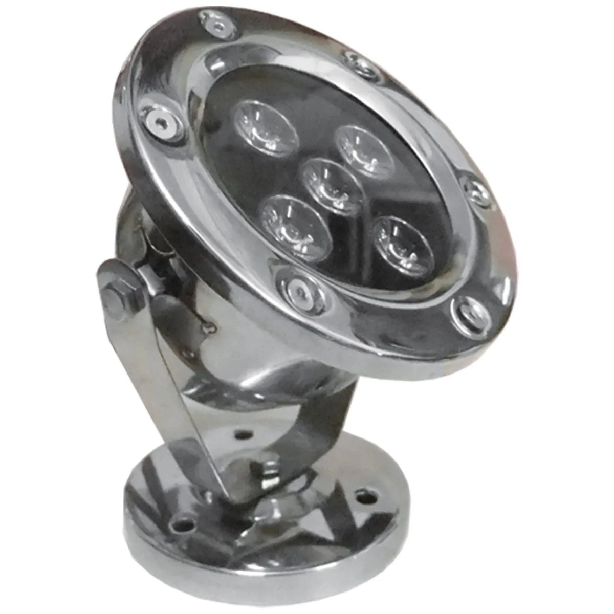 Прожектор для фонтана Aquaviva LED (5led 5W 12V AC/DC) Белый теплый