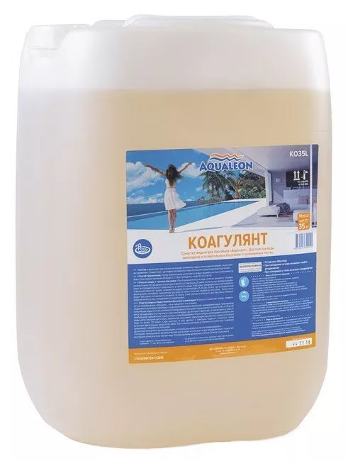 Коагулянт, средство против мутности воды, канистра 25 кг