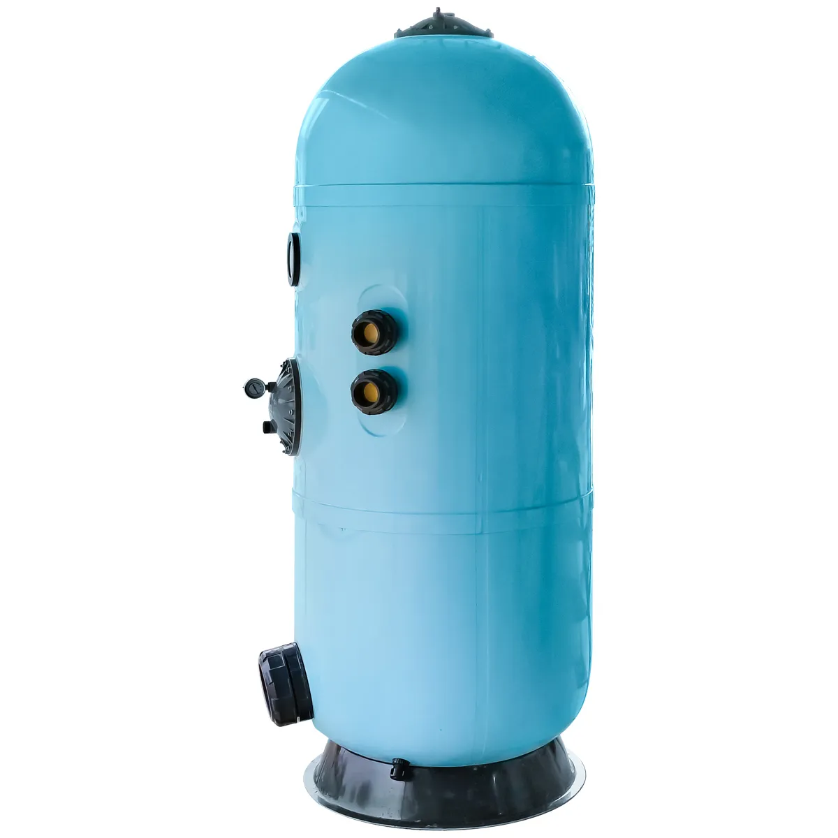 Фильтр AquaViva HS800 (25м³/ч, 800мм, 998кг, 2,5 бар,1,2м, голубой) бок, 1.5"  + люк д/выгр и см/окн