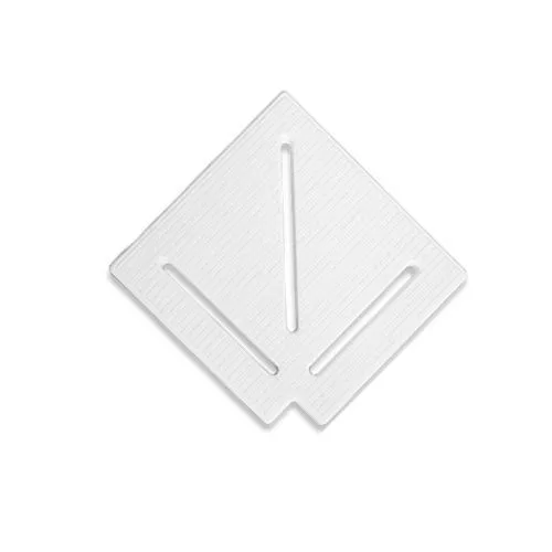 Угловой элемент AquaViva KK-30-1 Classic для переливной решетки 90° 295/25 мм (белый)