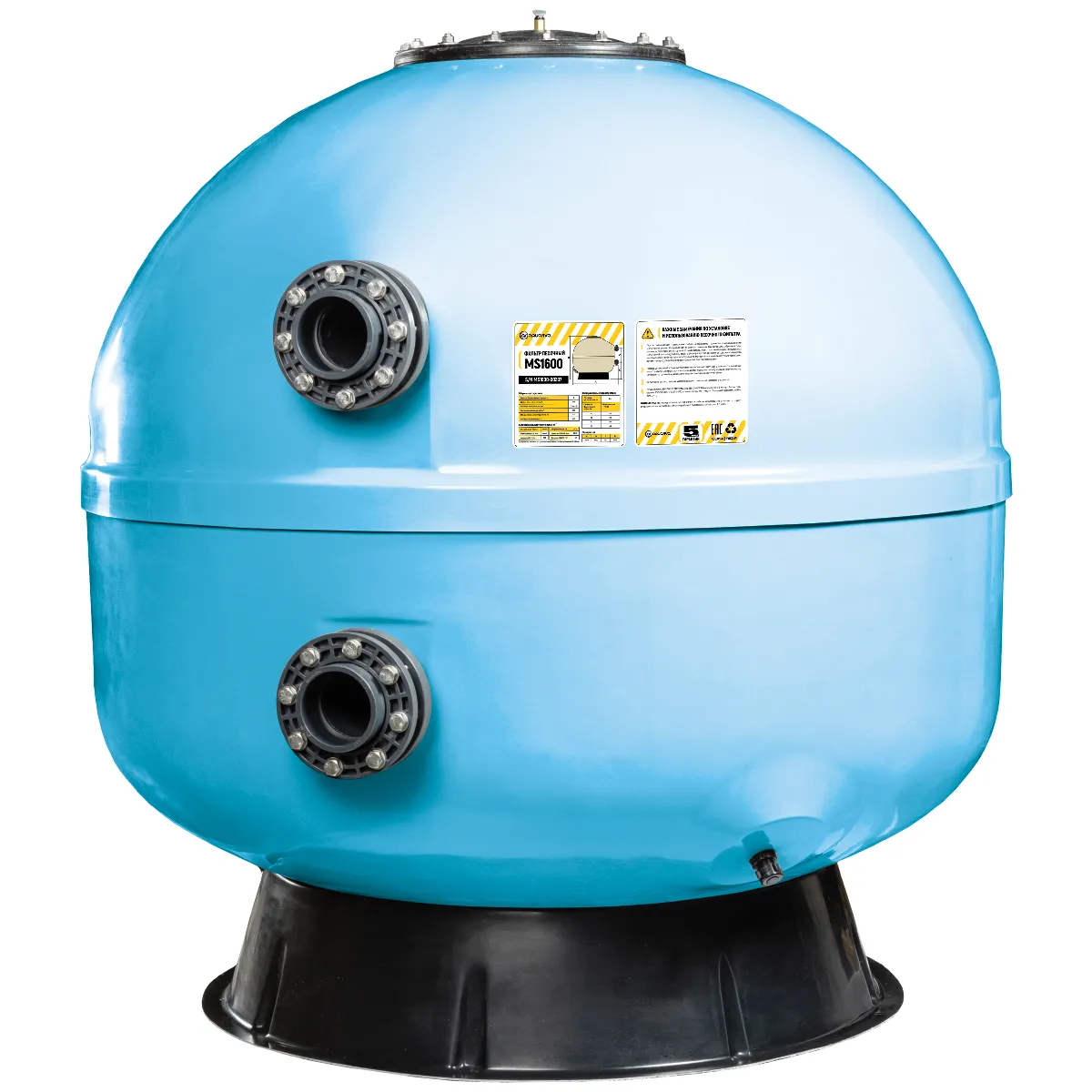 Фильтр песочный Aquaviva MS1600 (101 м³/ч, 2,5 бар, 1 м засыпка)