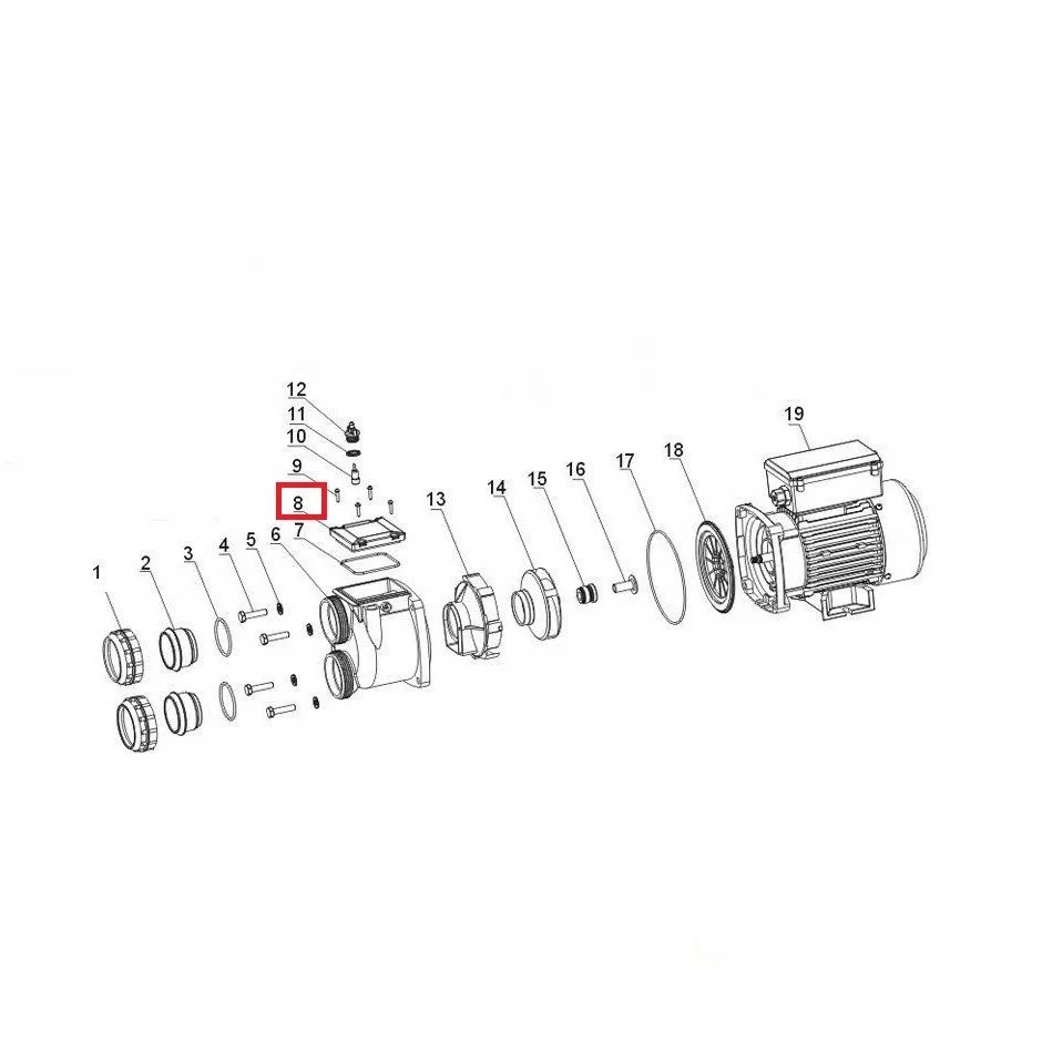 Коллектор фильтра Kripsol Ø 90-110 (RCFI0009.01R)
