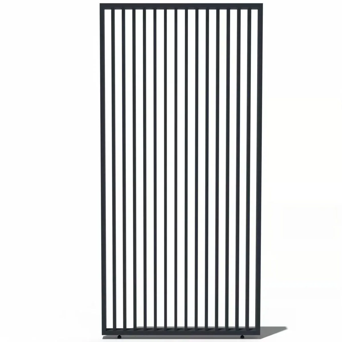 Фиксированная вертикальная боковая панель - 1.0м Антрацит