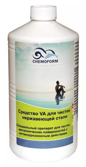Средство VA для чистки нержавеющей стали 1л.