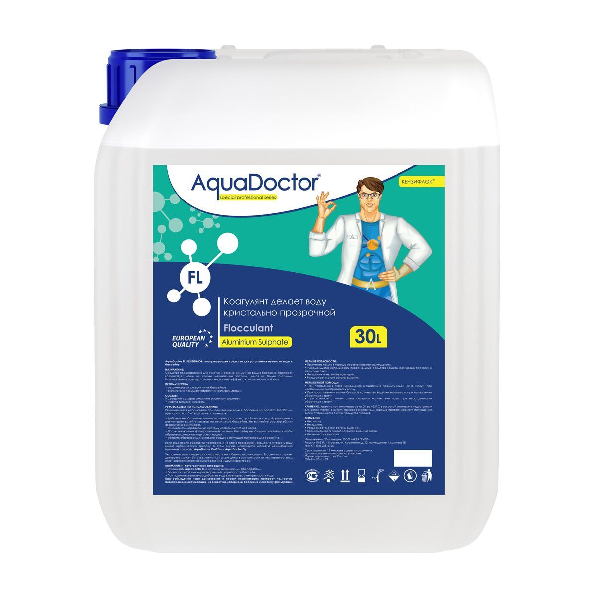 AquaDoctor FL Флокулянт жидкий 30 л