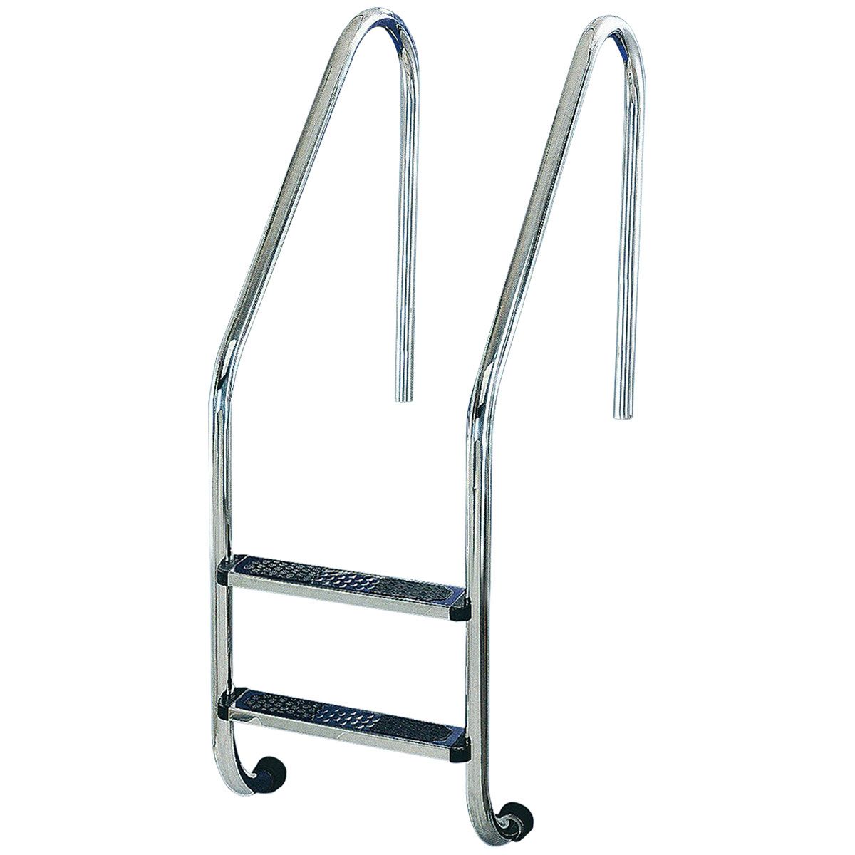 Лестница Flexinox STANDARD 2 ст AISI-304, для широкого борта