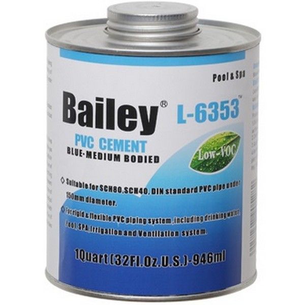Клей для труб ПВХ Bailey L-6353 237 мл