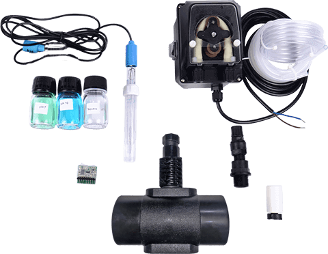 Набор PH Hayward AC (Чип+электрод+насос+держатель)