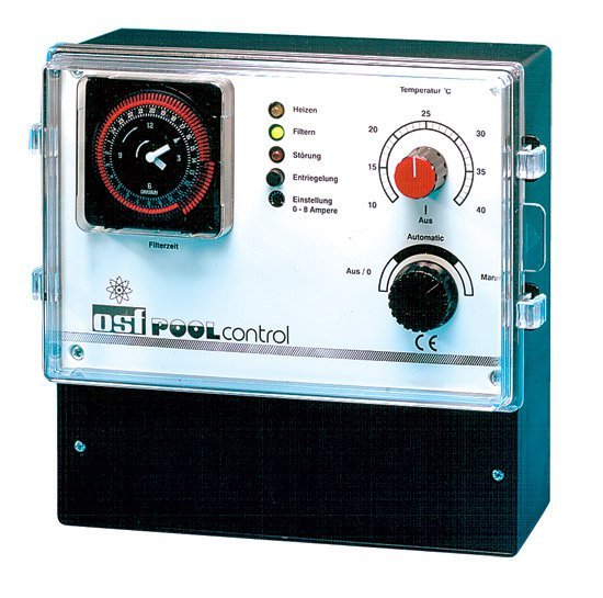 PC-400-ES, блок управления бассейна (фильтрация, нагрев) для 400 В и 230 В, защита двигателя 0-8 А, от OSF