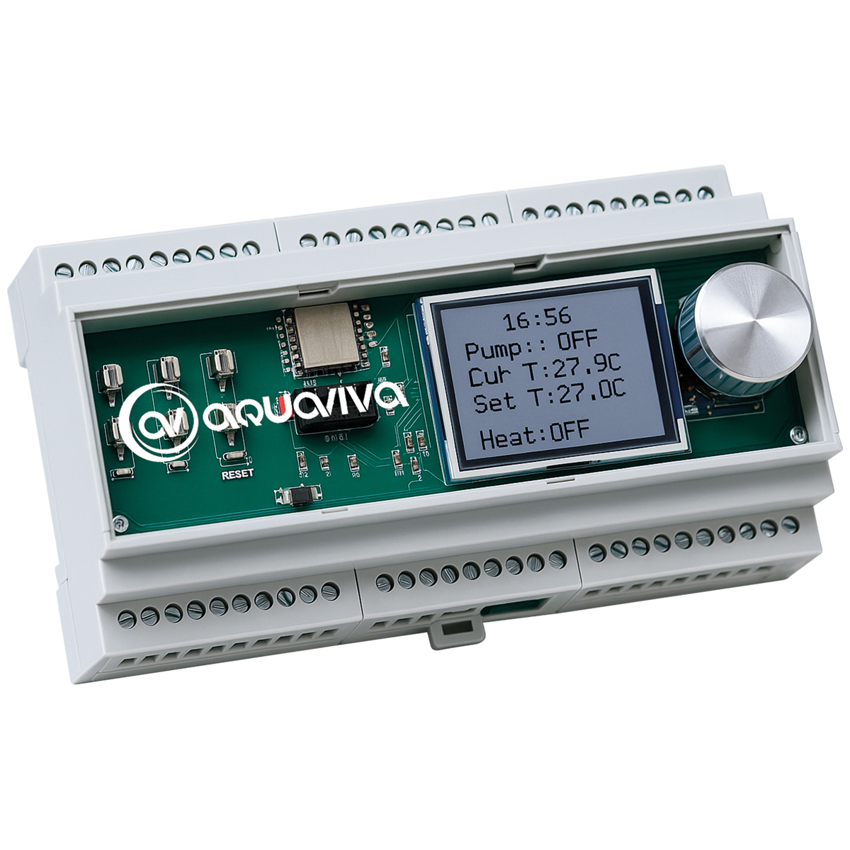 Пульт автоматического управления DIN - фильтрация, подогрев, УФ