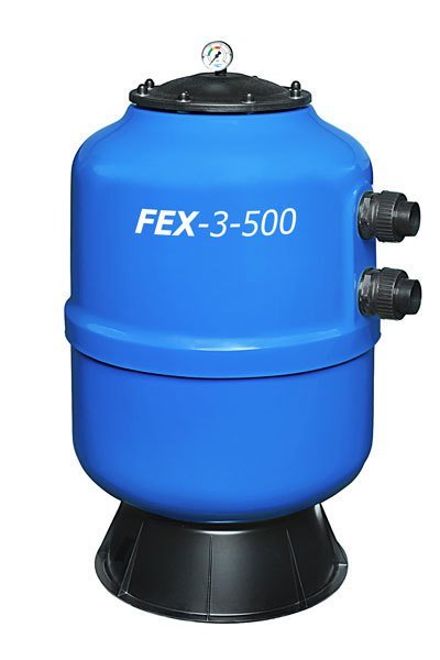 Фильтровальная емкость Stuttgart FEX-3, 600 мм, синий цвет, без клапана 1 1/2