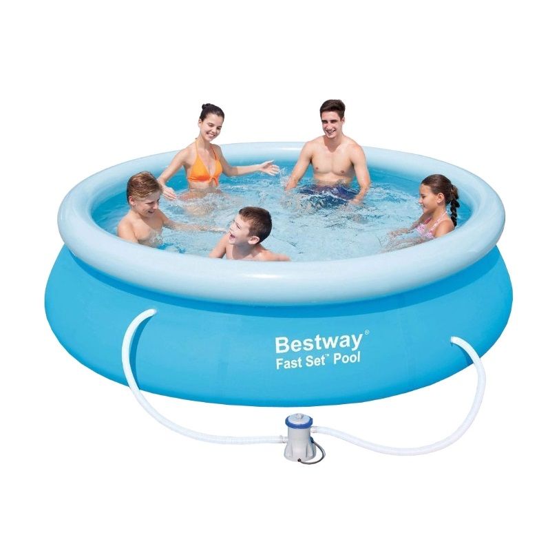 Надувной круглый бассейн Bestway 57270/57109 (305х76) с картриджным фильтром