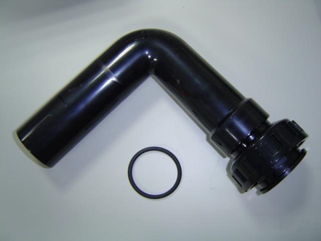 Соединительный комплект для клапана 2 (07444), угловой, черный