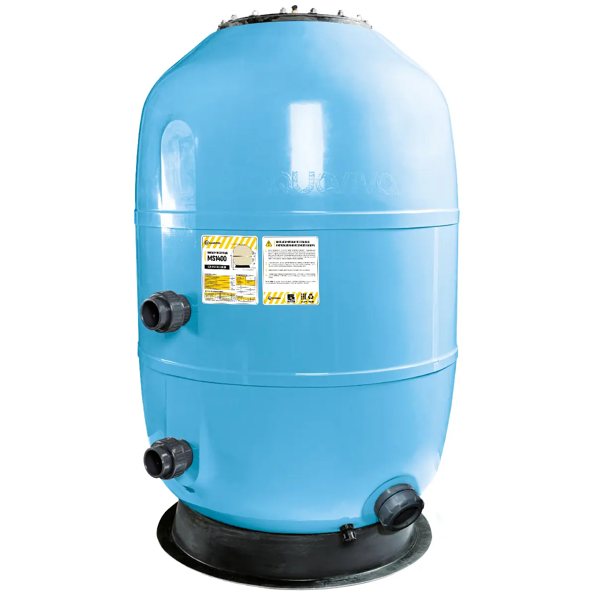 Фильтр озон. AquaViva HS1050 (43м³/ч, 1050 мм, 1540 кг, 75 мм, 2,5Бар,1,2м засыпка)+люк д/выгрузки